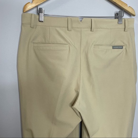 Dunning Everbest Tan Golf Pants Stretch - Picture 3 of 7